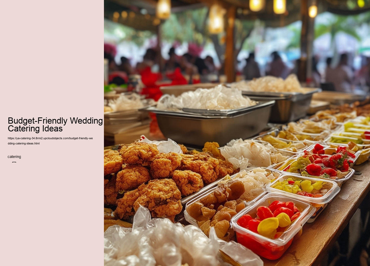 Budget-Friendly Wedding Catering Ideas